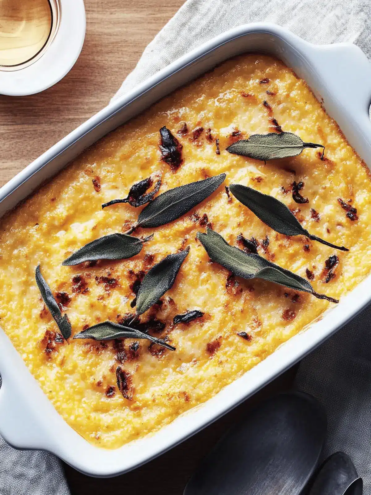 Cheesy Baked Butternut Squash Polenta