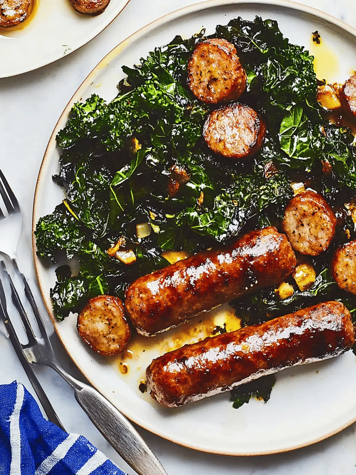 Sausage and Greens Sheet-Pan Dinner