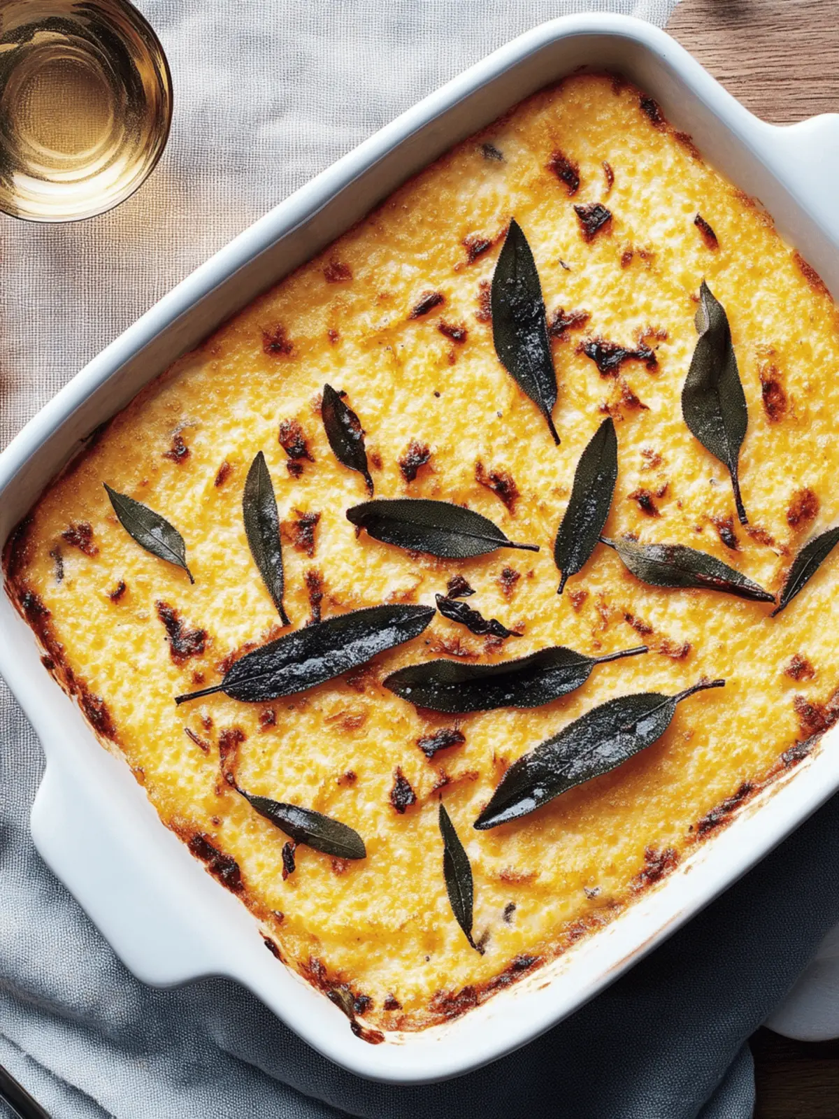 Cheesy Baked Butternut Squash Polenta