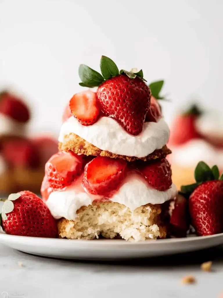Homemade Strawberry Shortcake