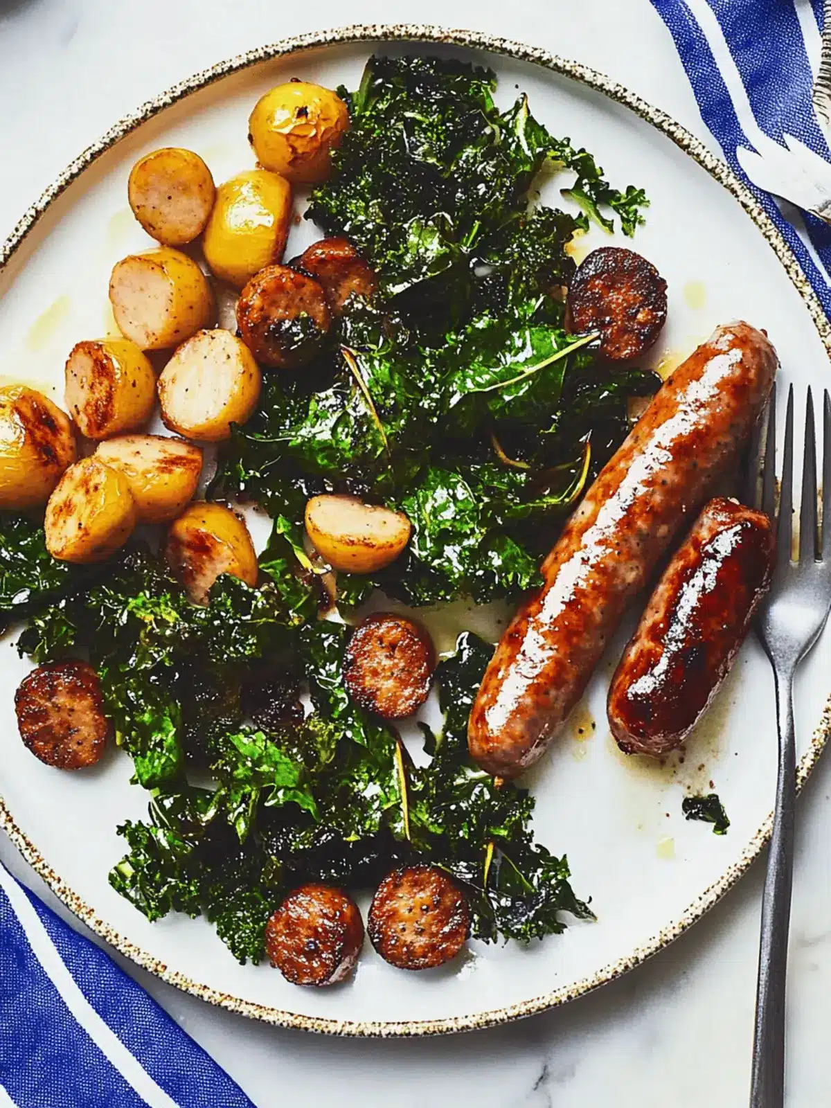 Sausage and Greens Sheet-Pan Dinner