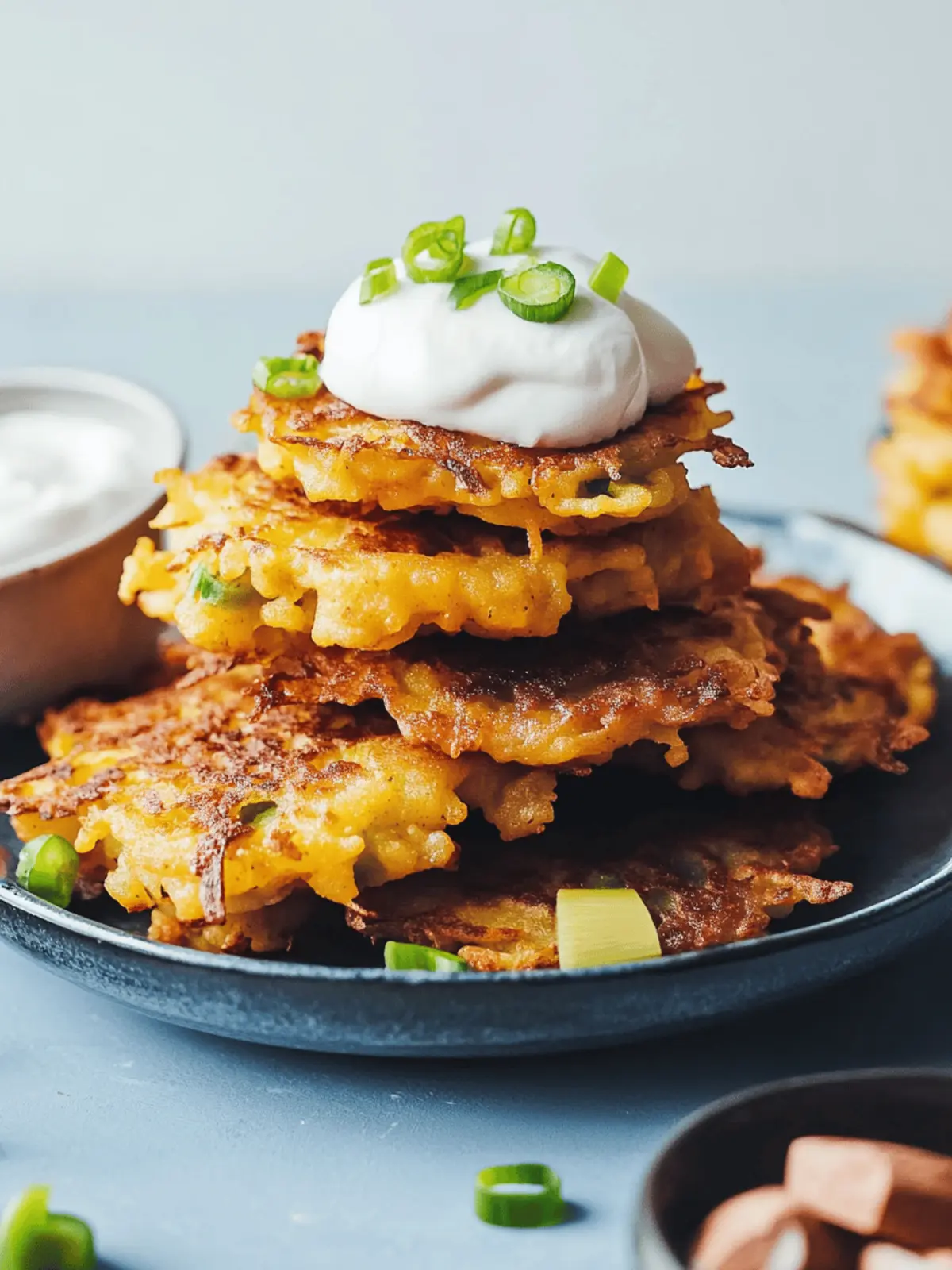 Crispy Vegan Gluten-Free Latkes