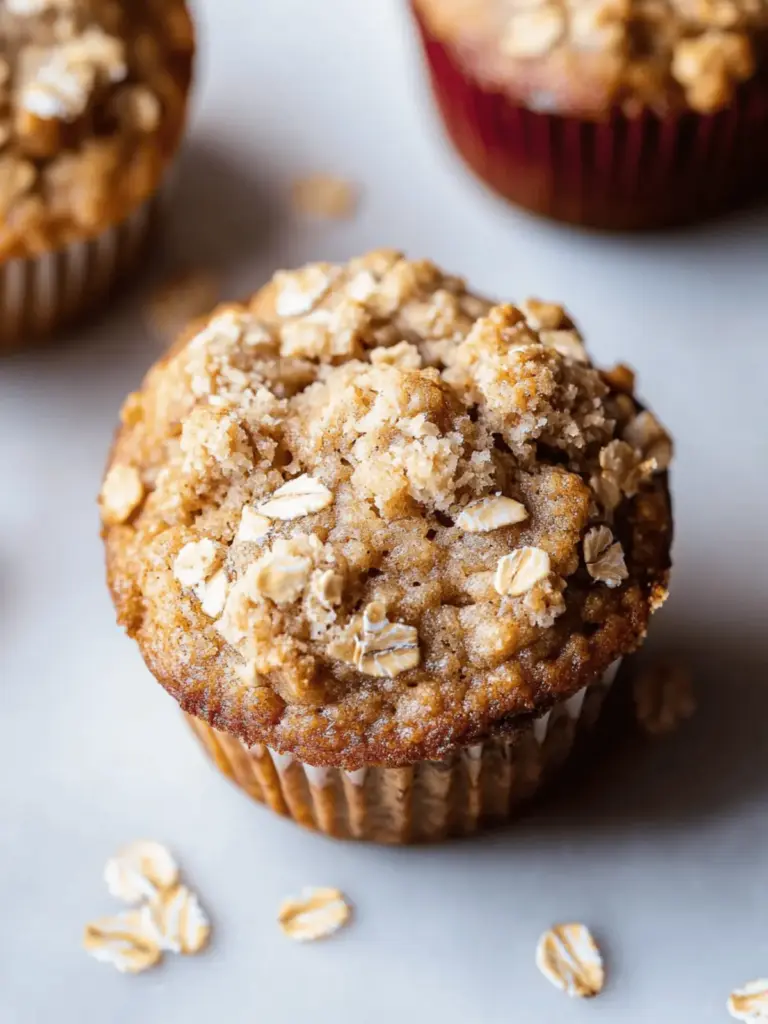 Healthy Oatmeal Muffins