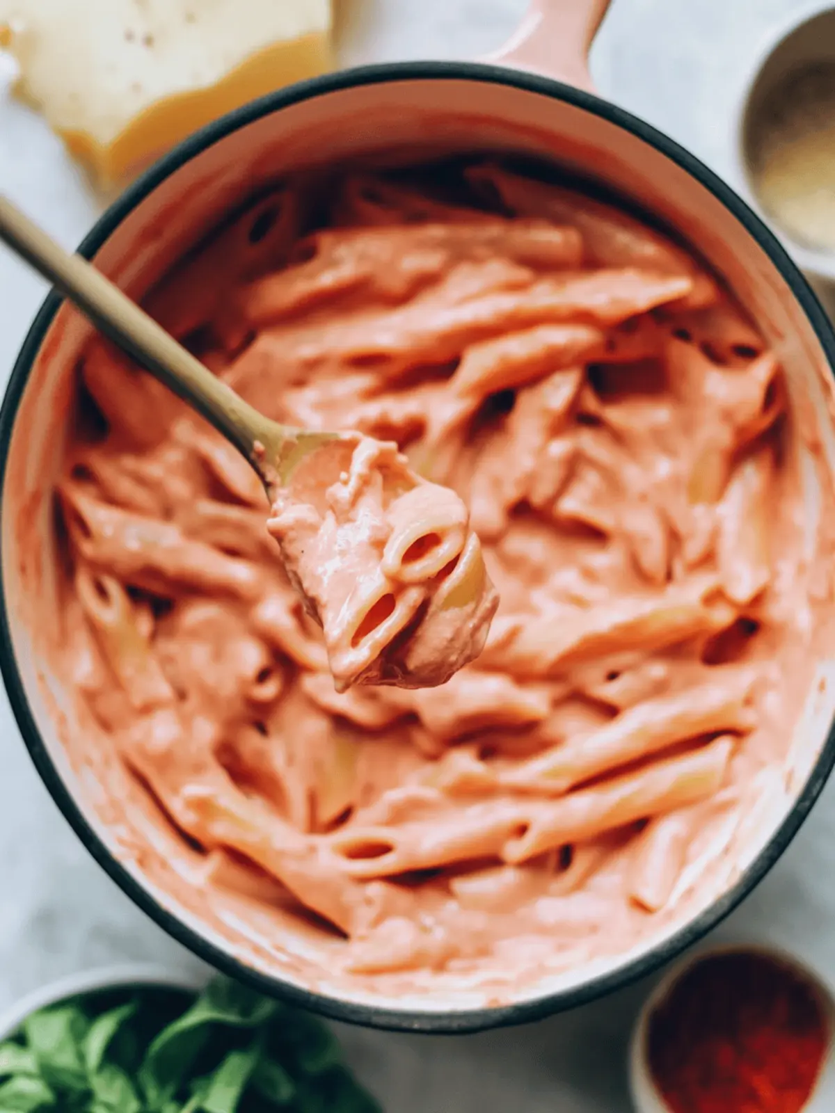 Creamy Vegan Pink Pasta (30 Minutes!)