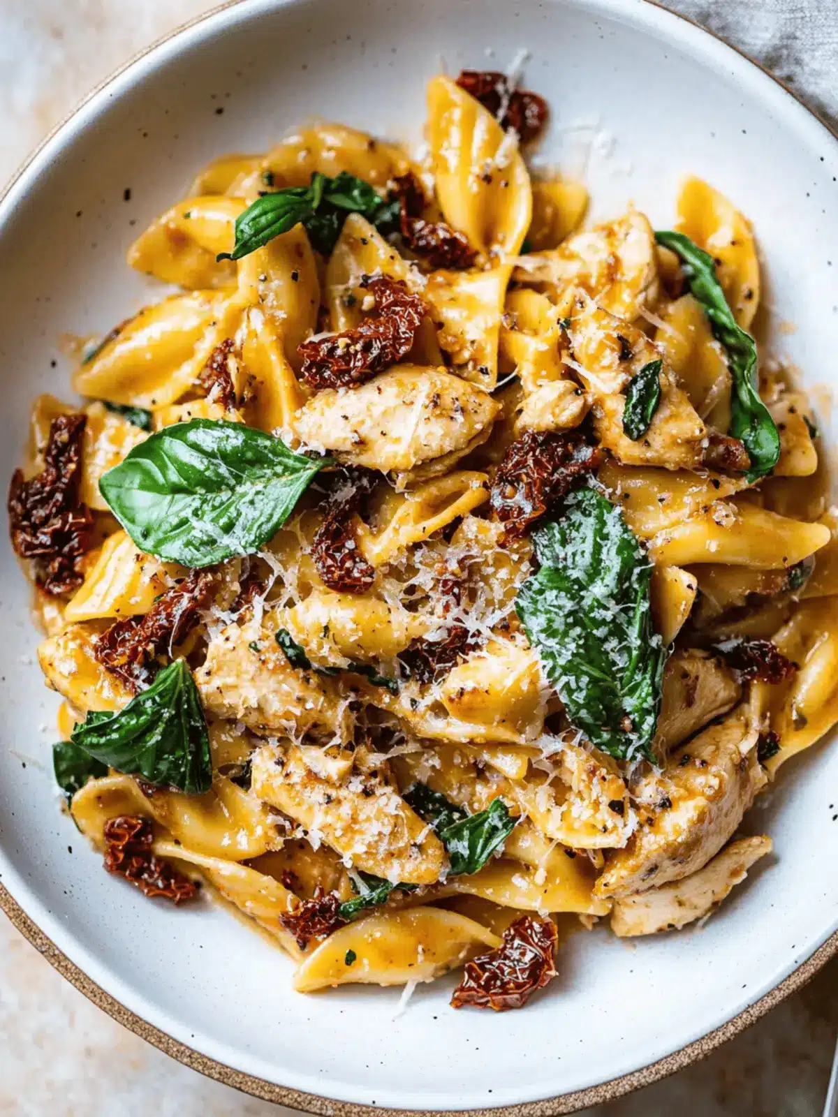 Sun Dried Tomato Chicken Pasta