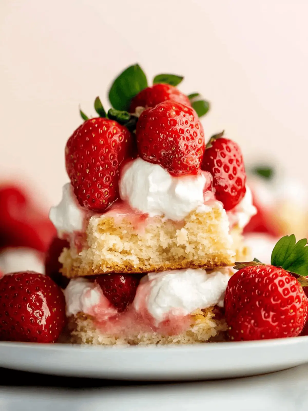 Homemade Strawberry Shortcake