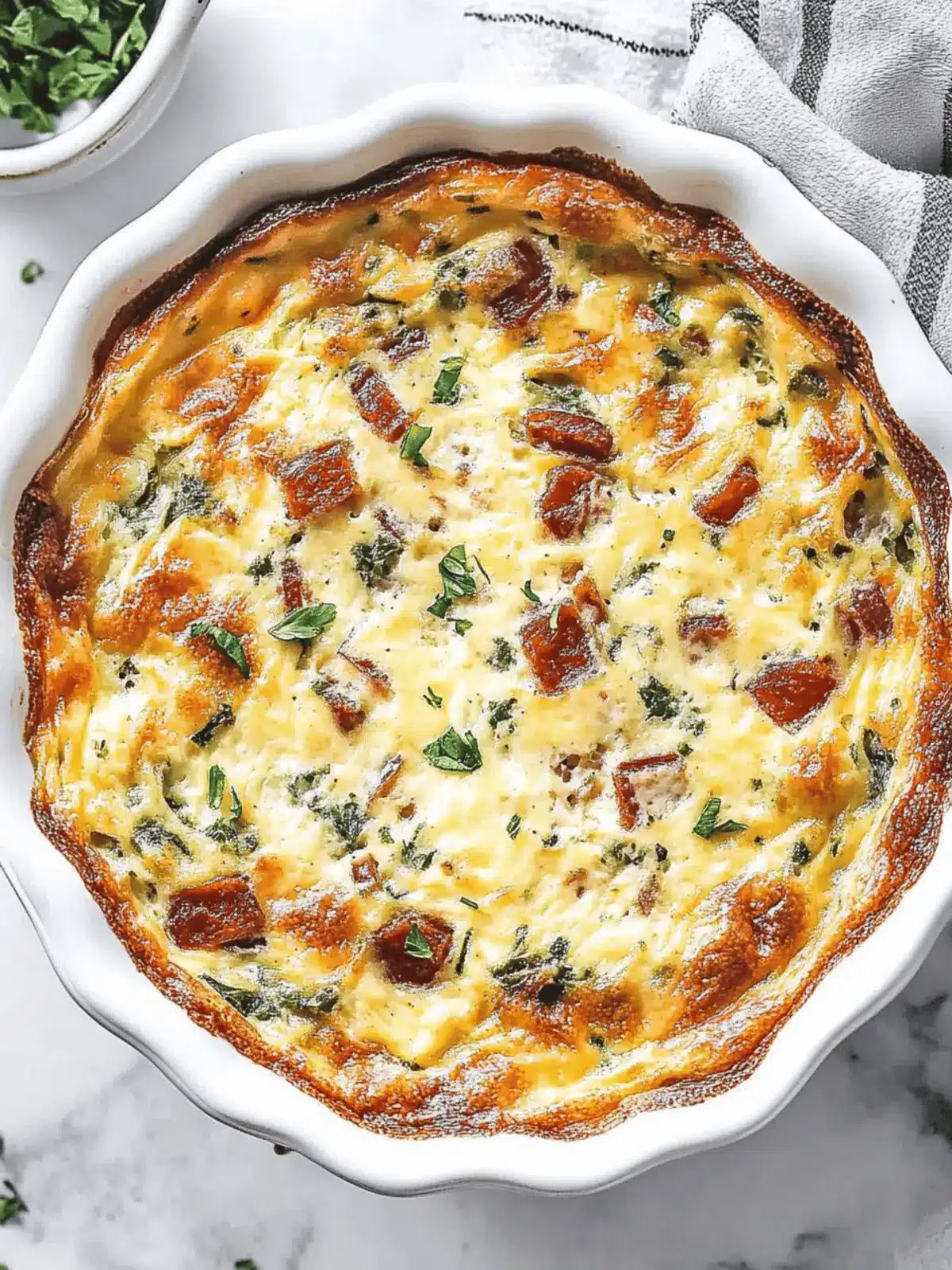 Crustless Quiche