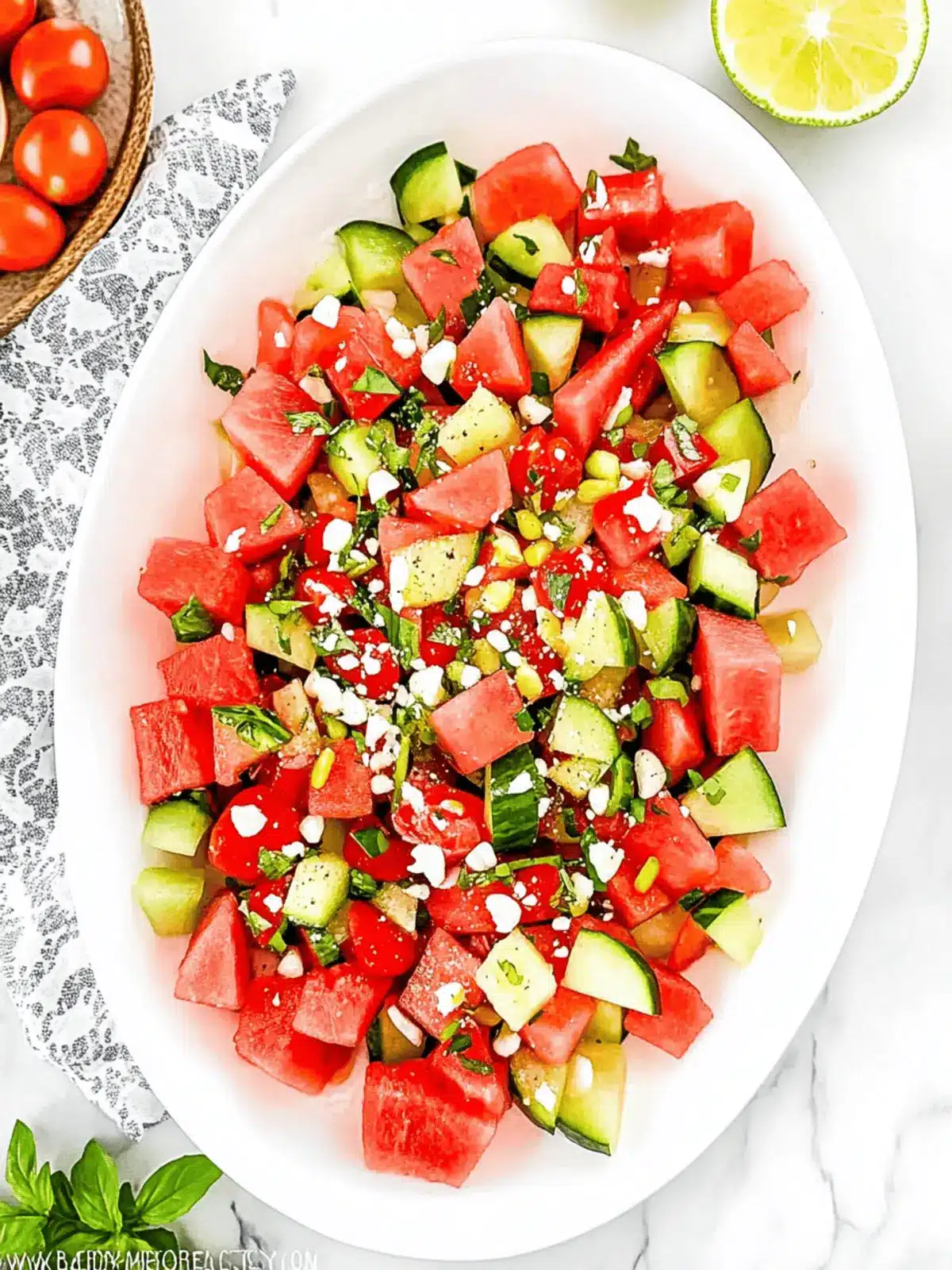 Easy Watermelon Summer Salad
