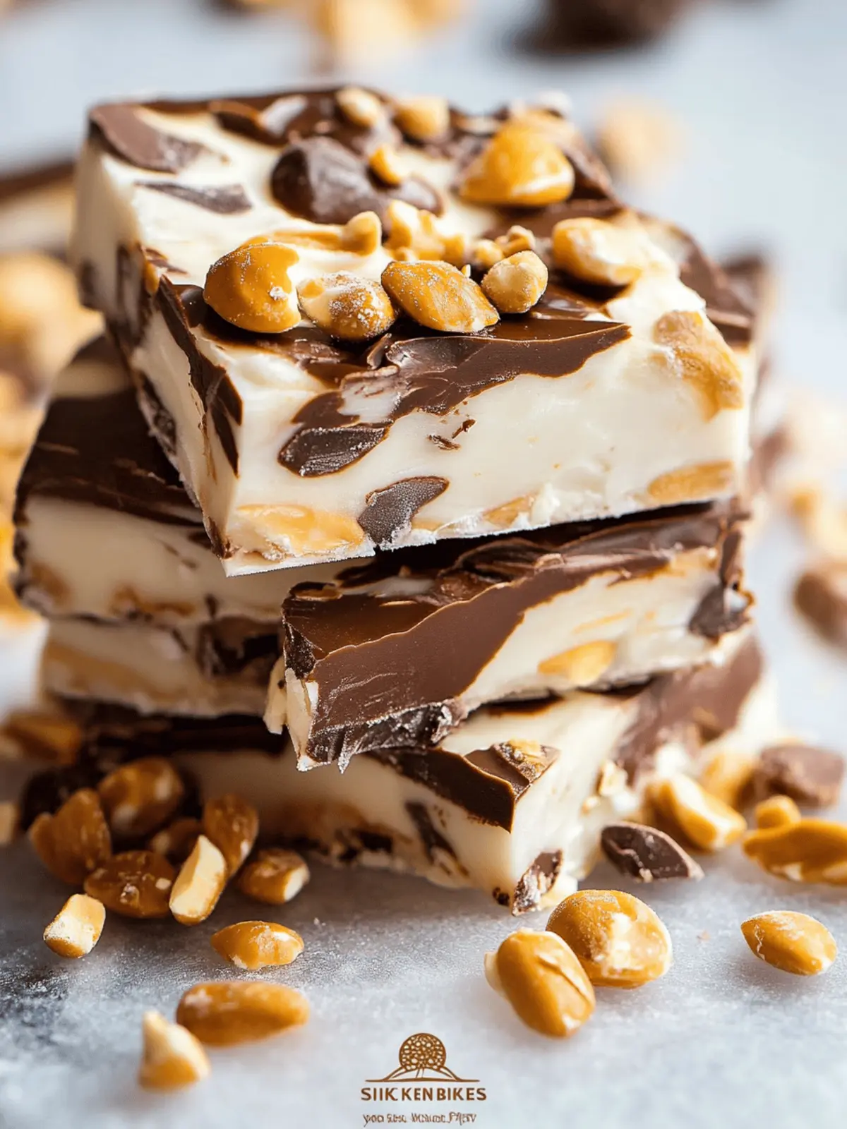 Snickers Frozen Bark