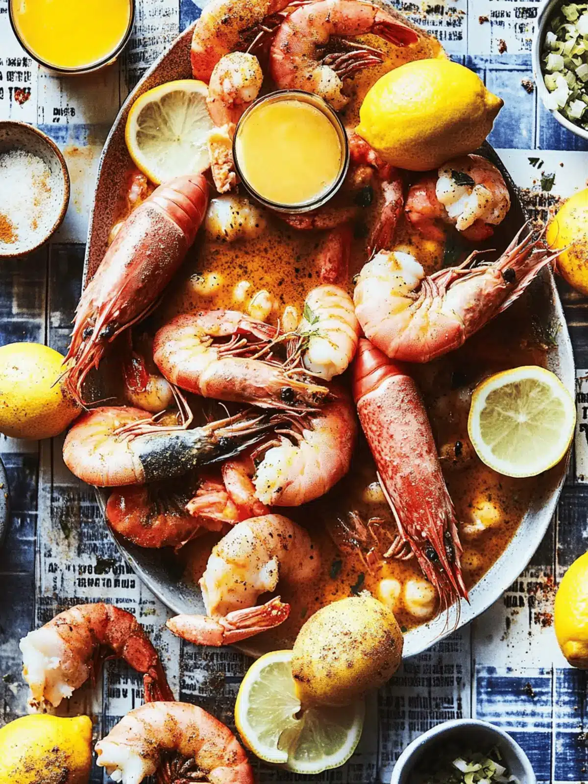 Classic Seafood Boil With Lemon-Butter