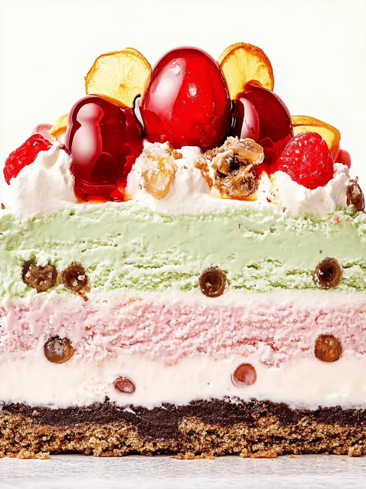 Spumoni Ice Cream Cake