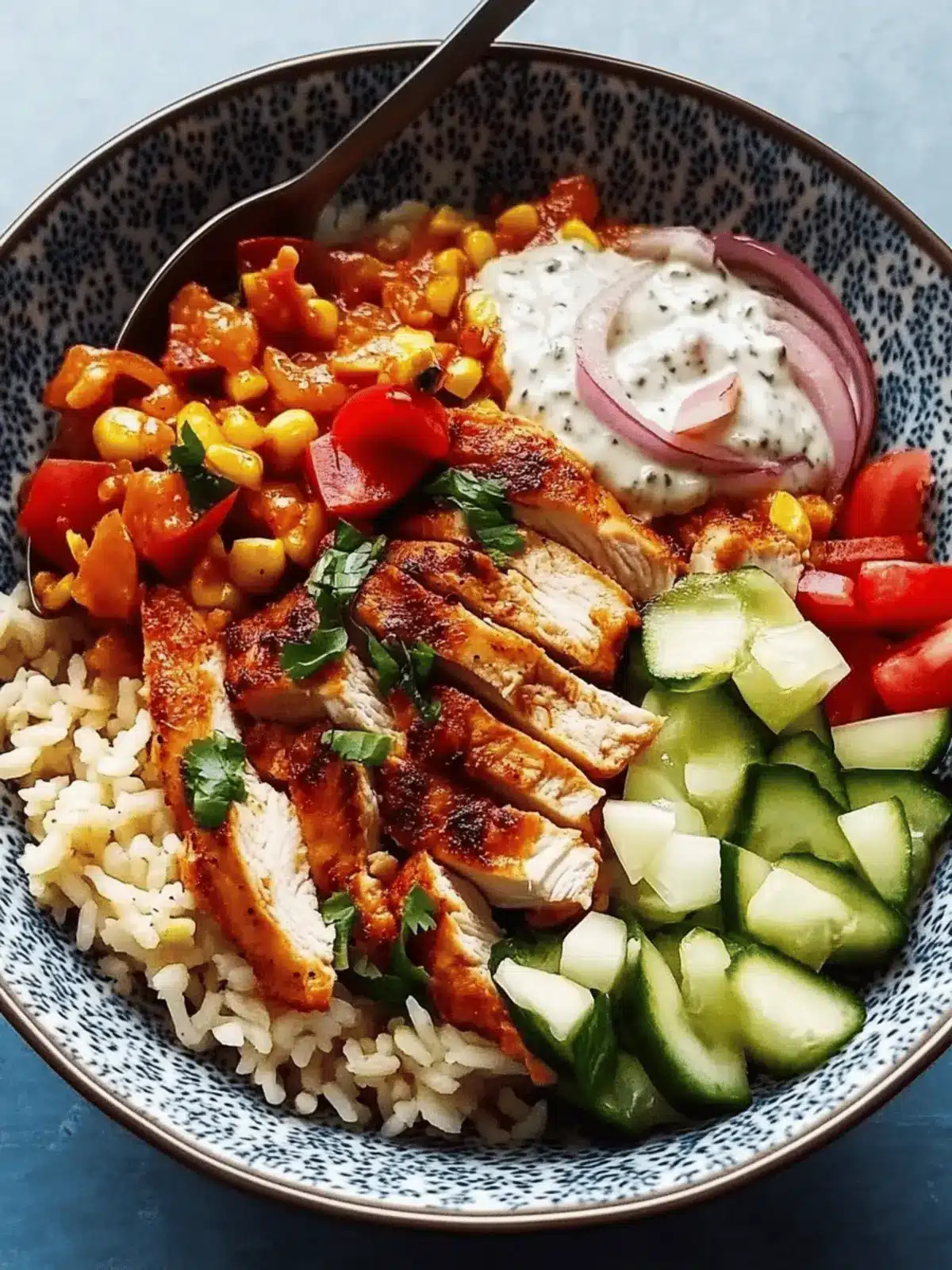 Banza Chicken Bowls with Calabrian Chili Sauce