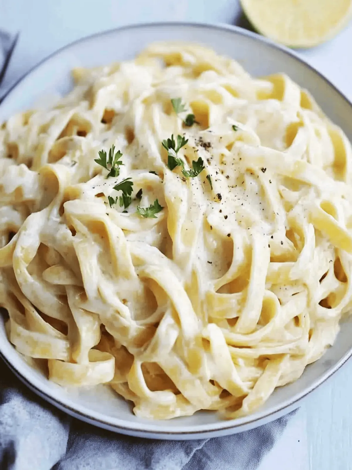 Fettuccine Alfredo