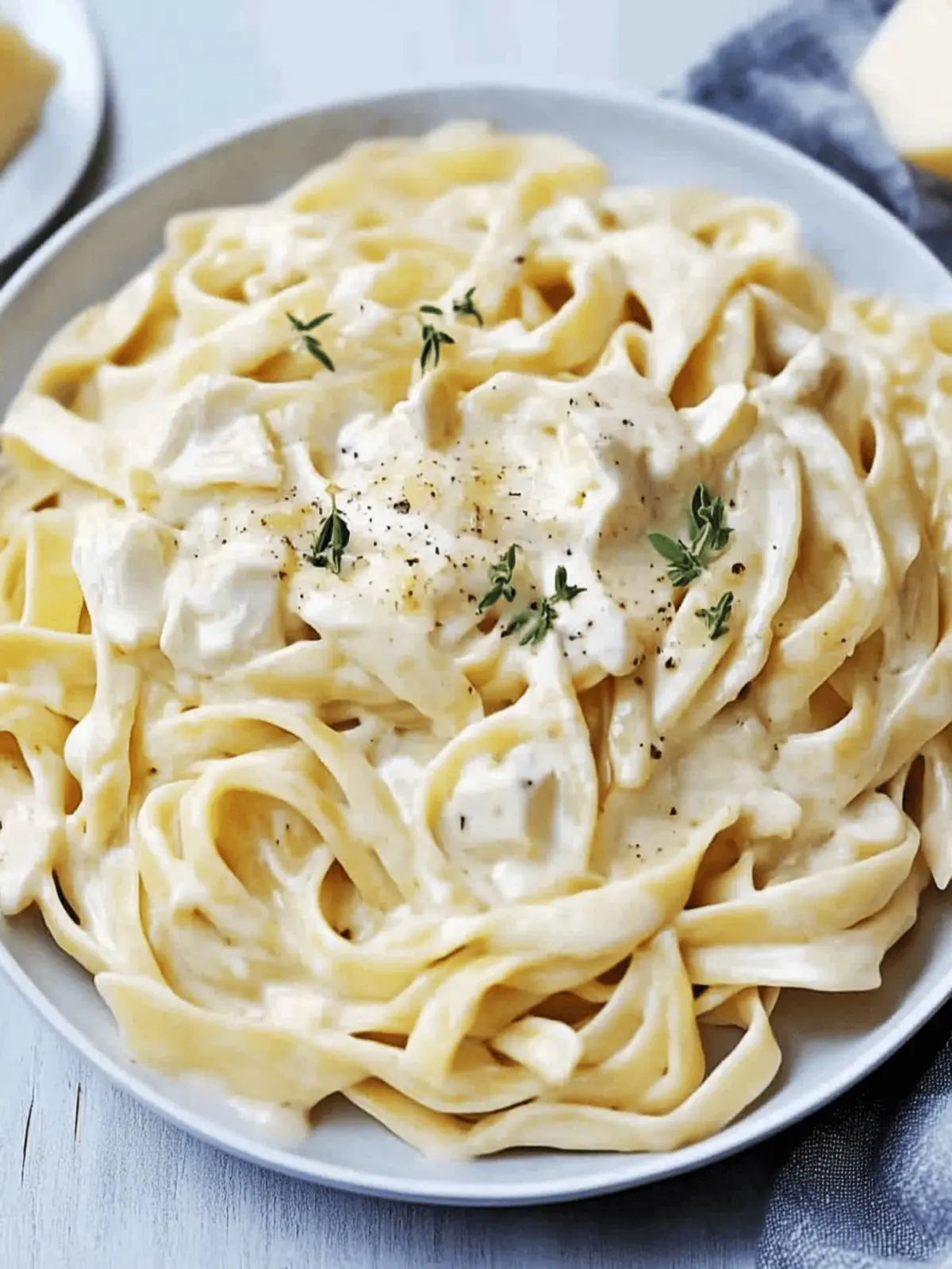 Fettuccine Alfredo