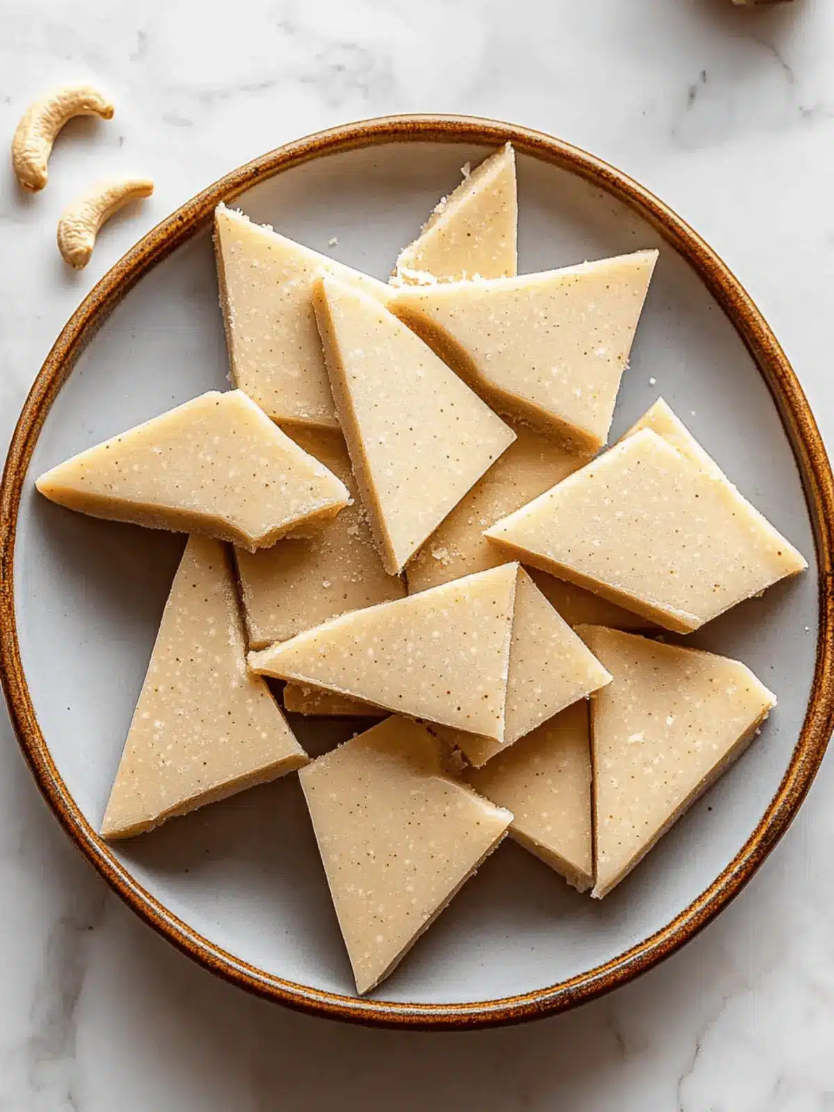 Kaju Katli (Cashew Fudge)