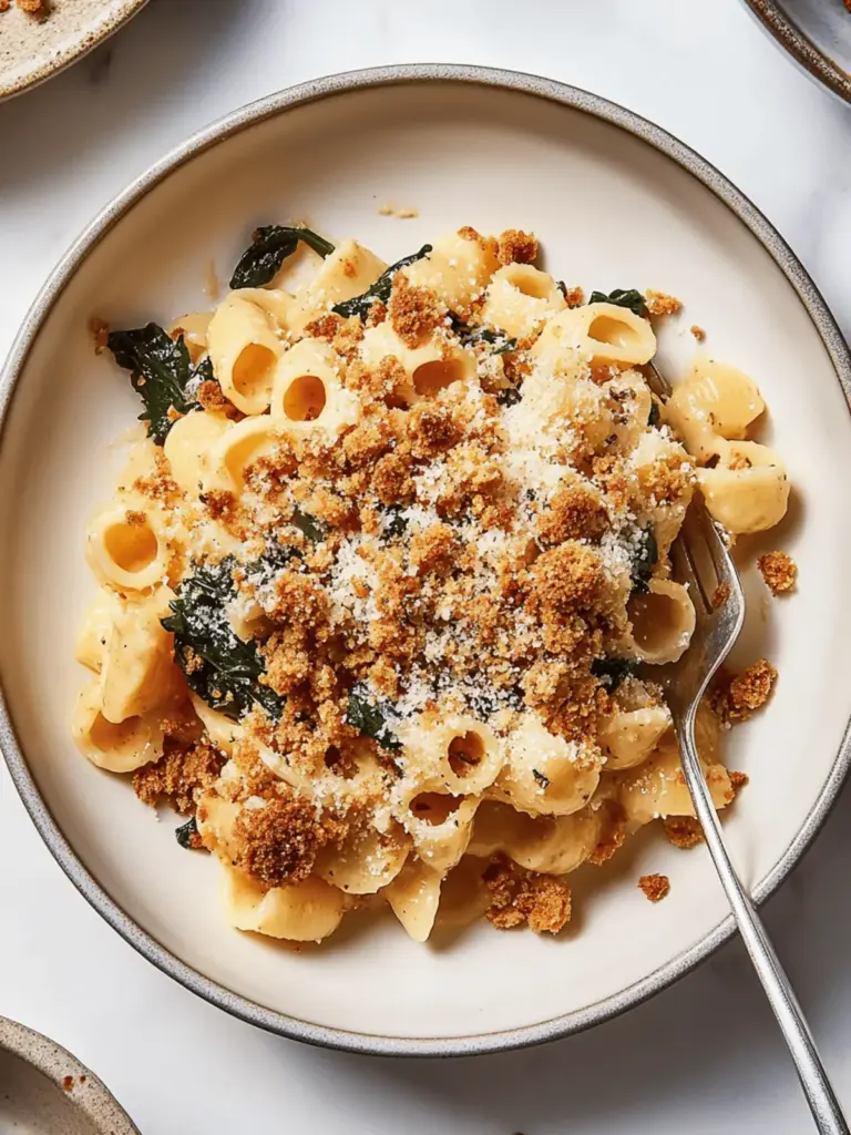 Weeknight Pasta With Stuffing Crumbs