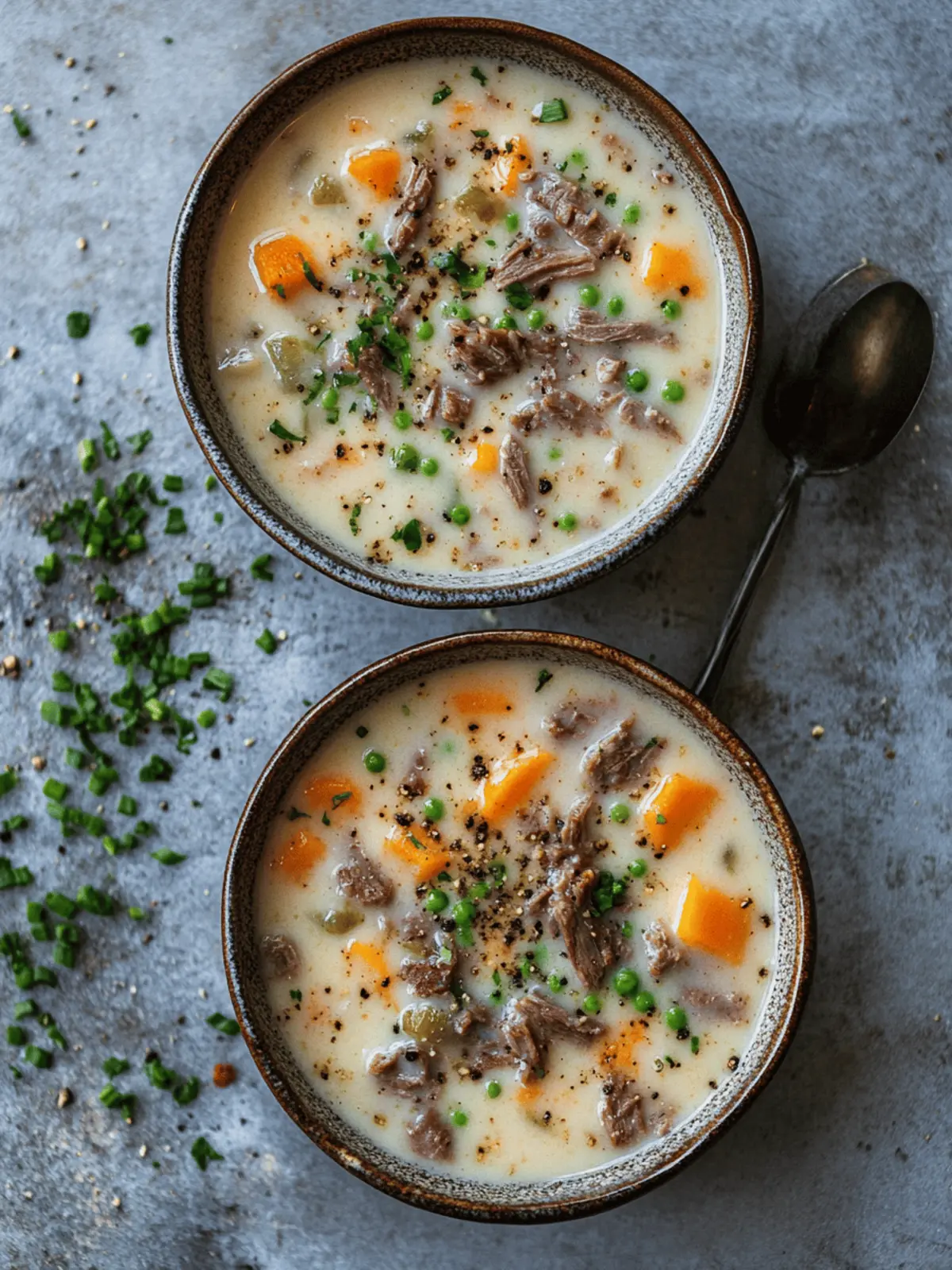 Philly Cheesesteak Soup