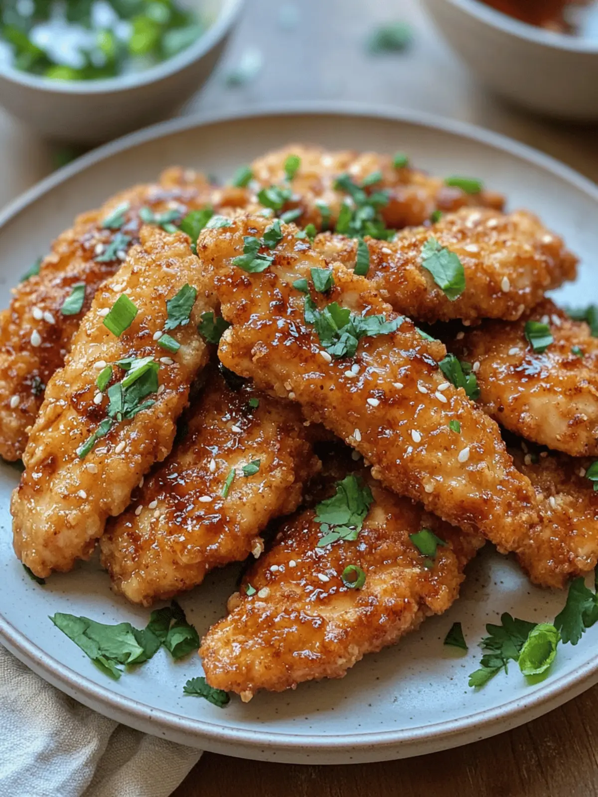 Crispy Asian Chicken Tenders