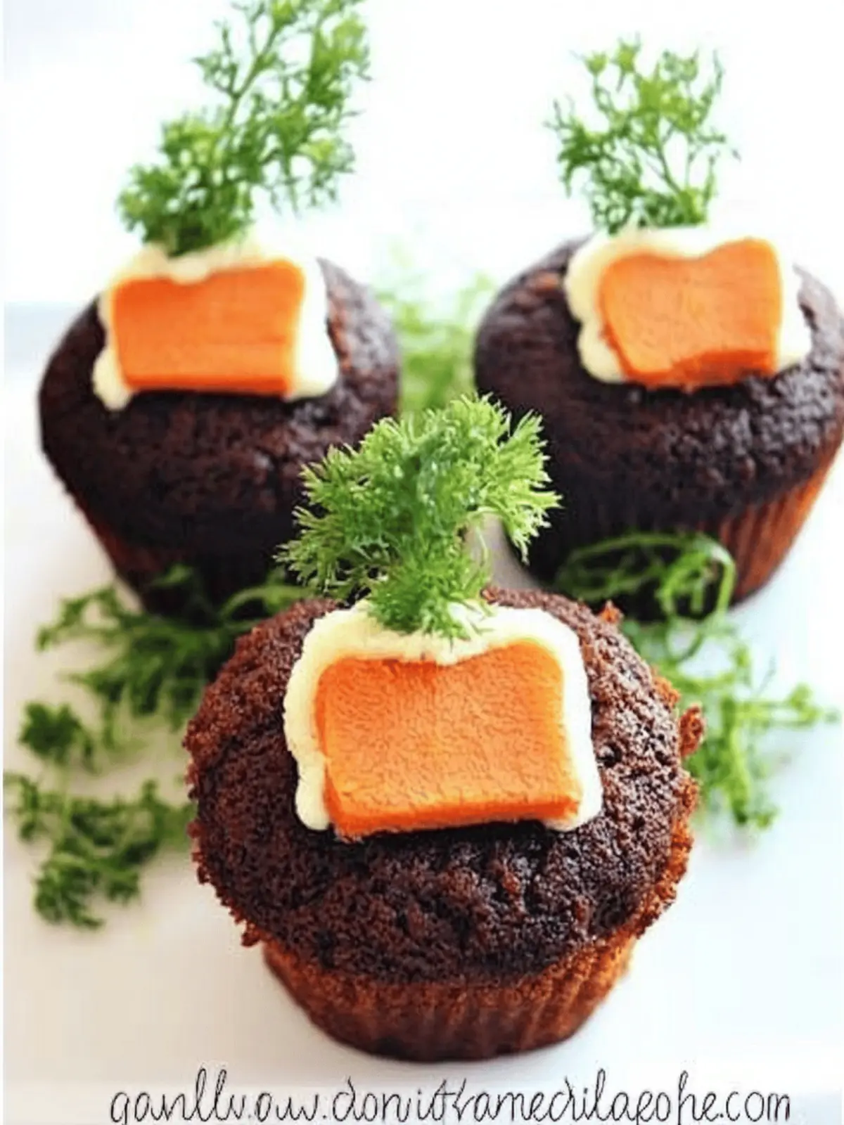 Garden Patch Carrot Cupcakes