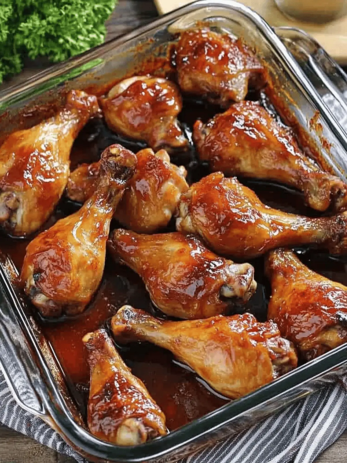 Sweet and Savory Caramelized Baked Chicken Legs You’ll Love 2 Caramelized Baked Chicken Legs/Wings