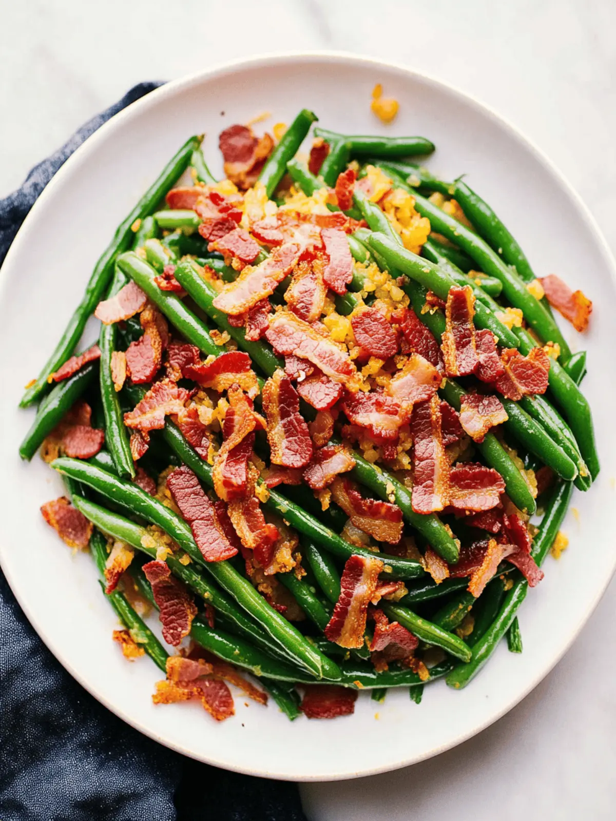 Irresistible Green Beans with Bacon Recipe for Instant Flavor 2 Green Beans with Bacon Recipe