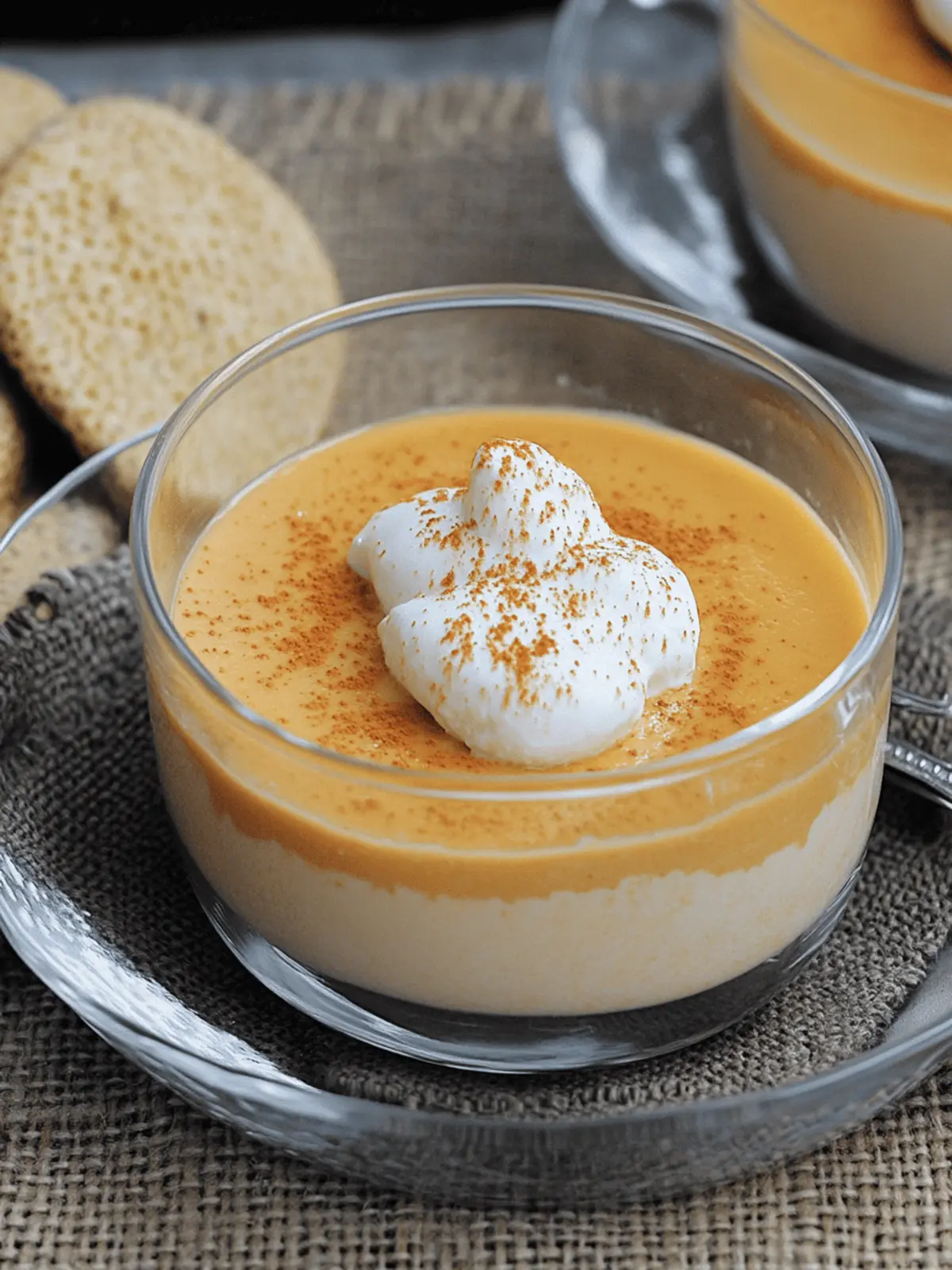 Sweetpotato Panna Cotta