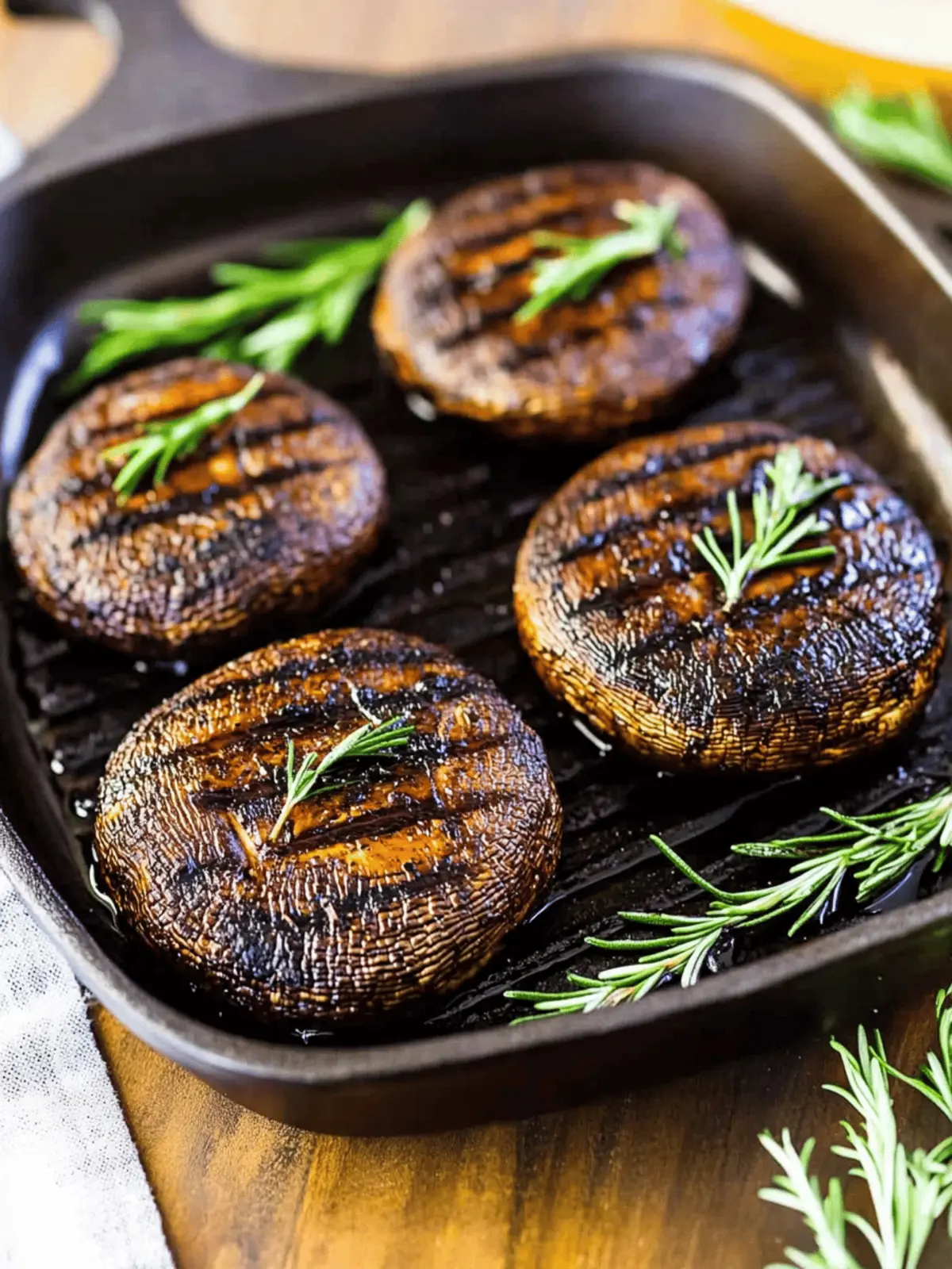 Grilled Portobello Mushrooms