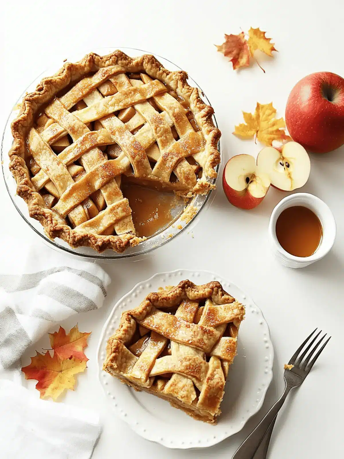 Pumpkin-Spiced Apple Pie
