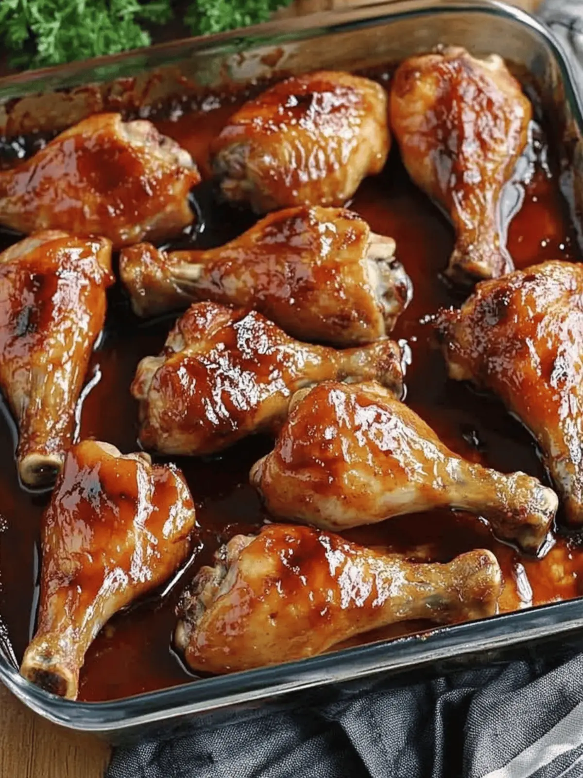 Sweet and Savory Caramelized Baked Chicken Legs You’ll Love 3 Caramelized Baked Chicken Legs/Wings