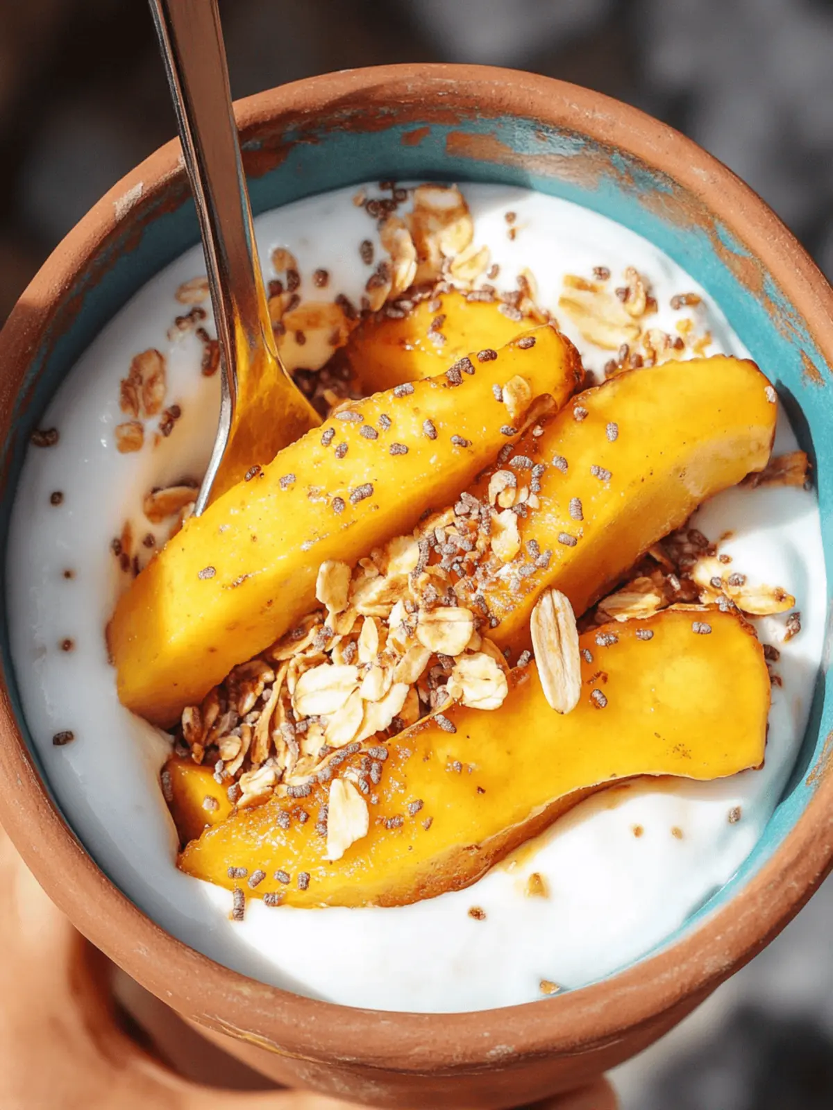 Caramelized Plantain Parfait