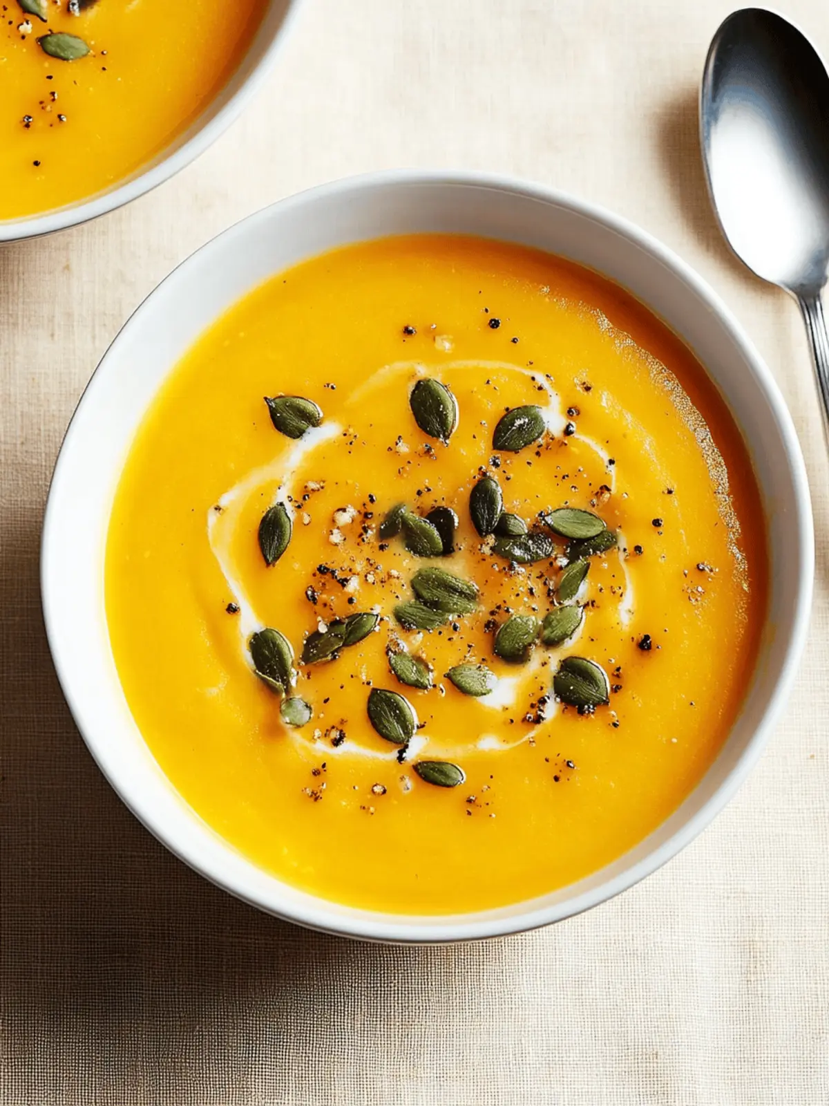 Savory Butternut Squash Soup with Custom Toppings Galore 4 Butternut Squash Soup