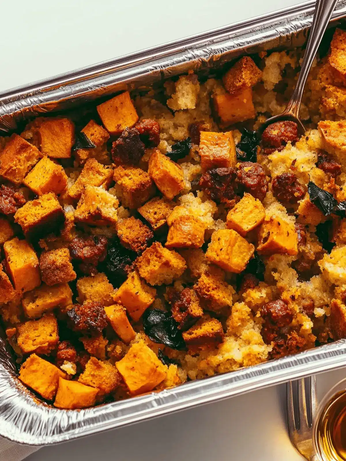 Spicy Cornbread Stuffing with Chorizo and Sweet Potatoes Delight 4 Spicy Cornbread Stuffing With Chorizo and Sweet Potatoes