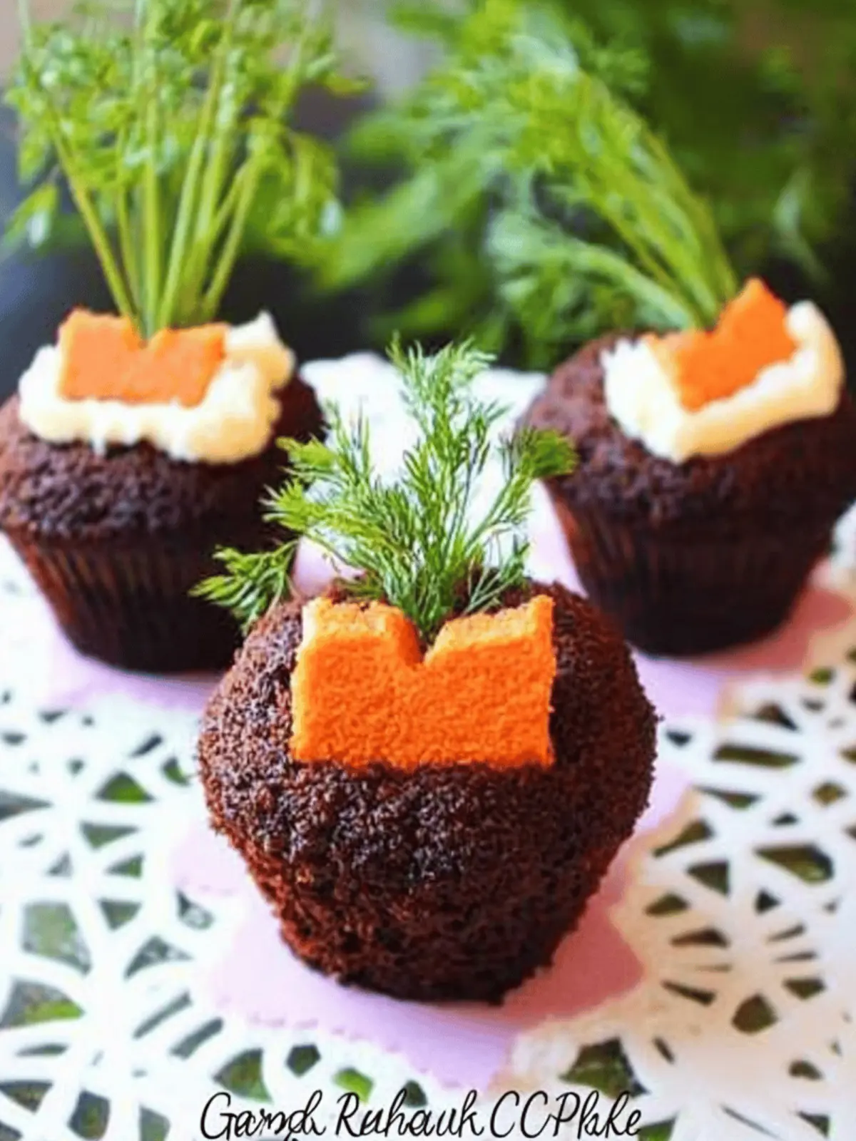 Garden Patch Carrot Cupcakes