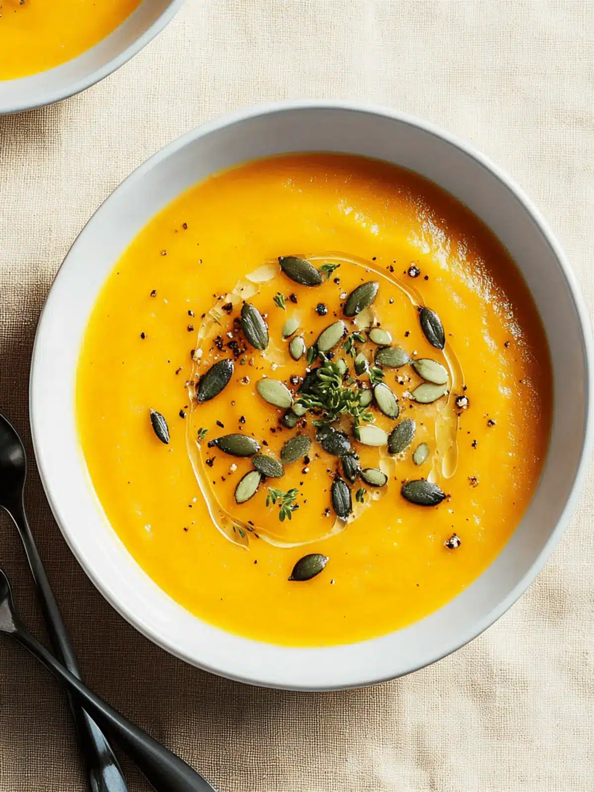 Savory Butternut Squash Soup with Custom Toppings Galore 2 Butternut Squash Soup