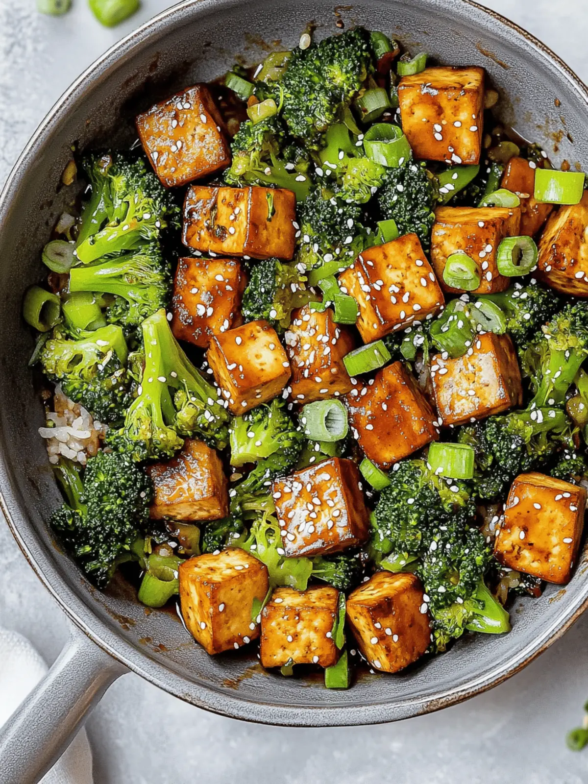 Broccoli Tofu Stir Fry