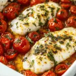 Baked Cod with Tomatoes