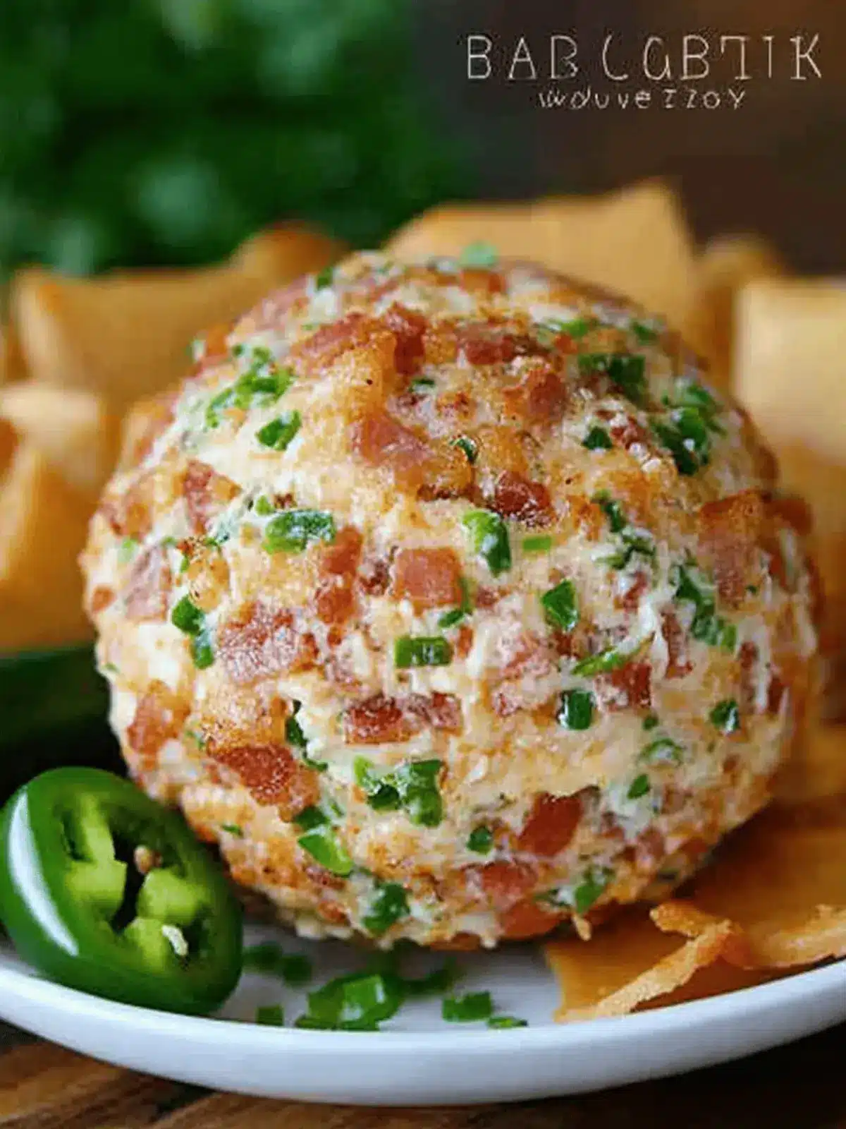 Bacon Jalapeño Cheese Ball Recipe: Your New Favorite Snack! 2 Bacon Jalapeño Cheese Ball Recipe
