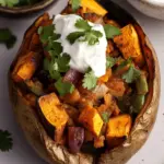 Fajita Stuffed Sweetpotatoes