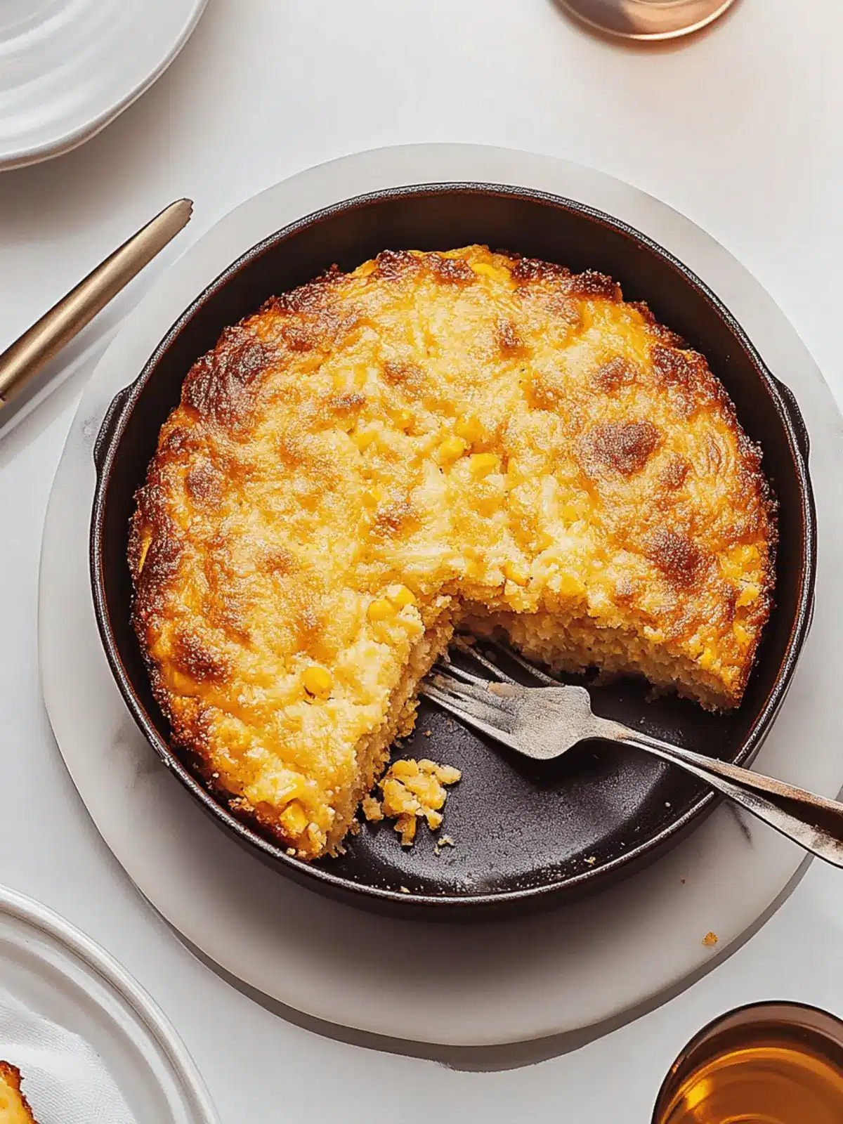 Delicious Cheesy Corn Spoon Bread for Ultimate Comfort! 3 Cheesy Corn Spoon Bread