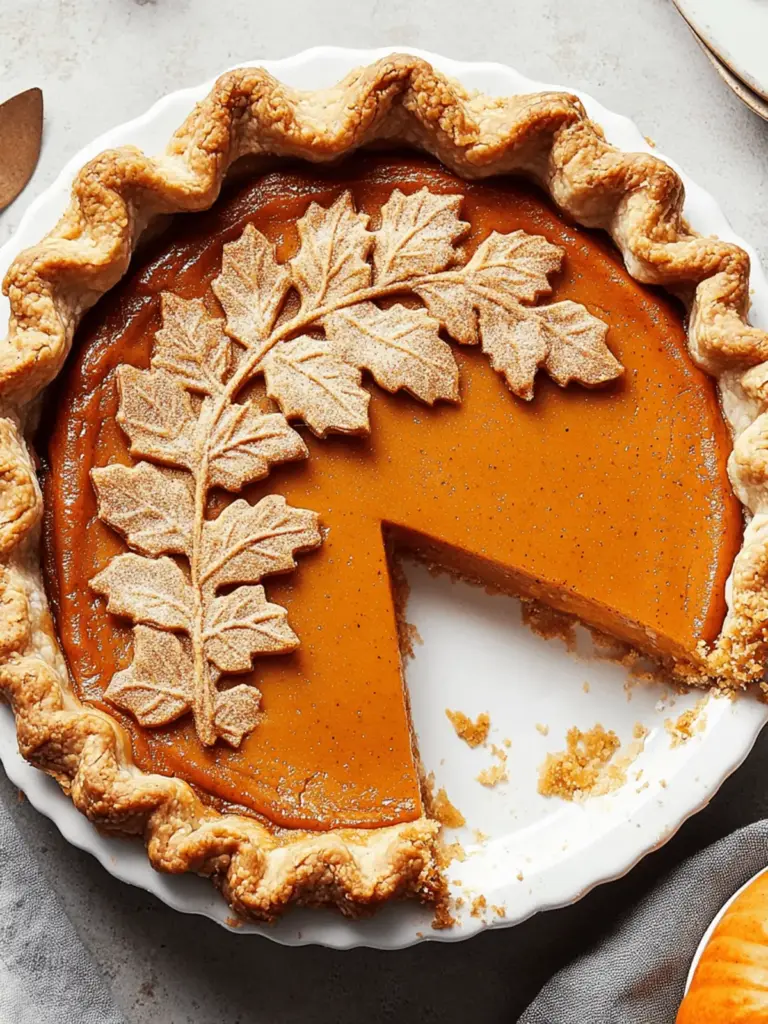 Gluten-Free Maple Pumpkin Pie