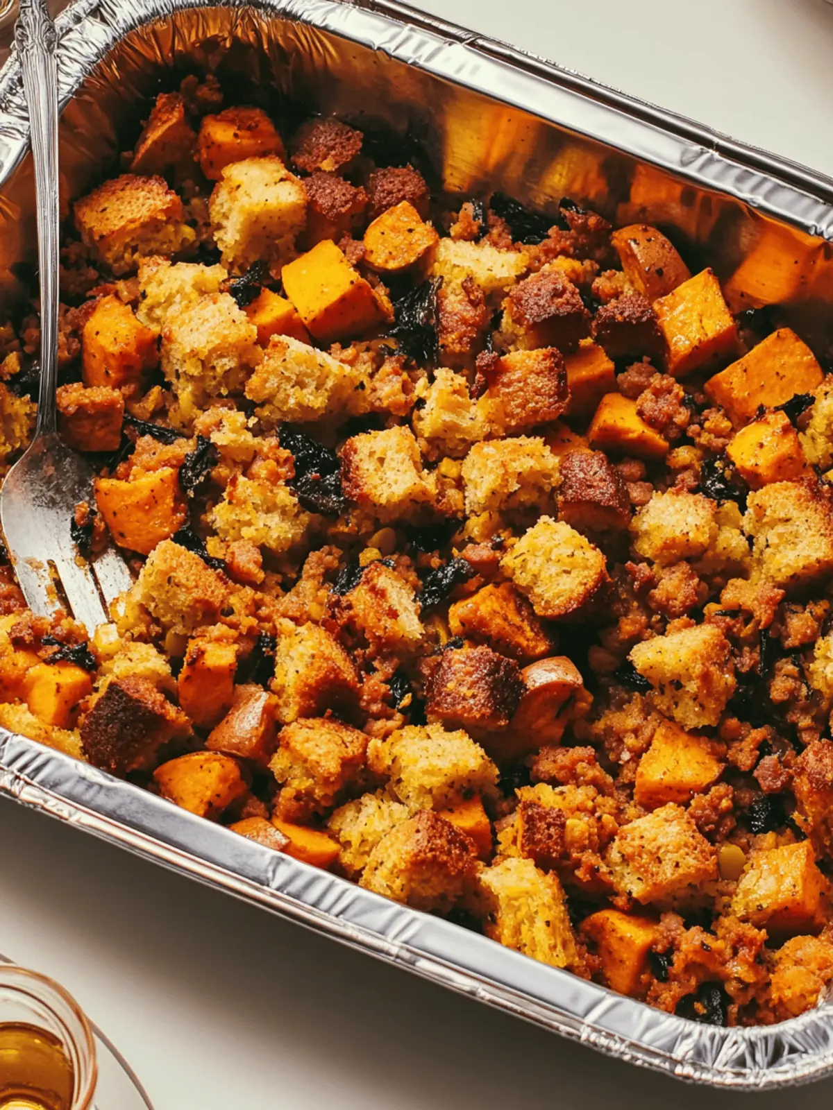 Spicy Cornbread Stuffing With Chorizo and Sweet Potatoes