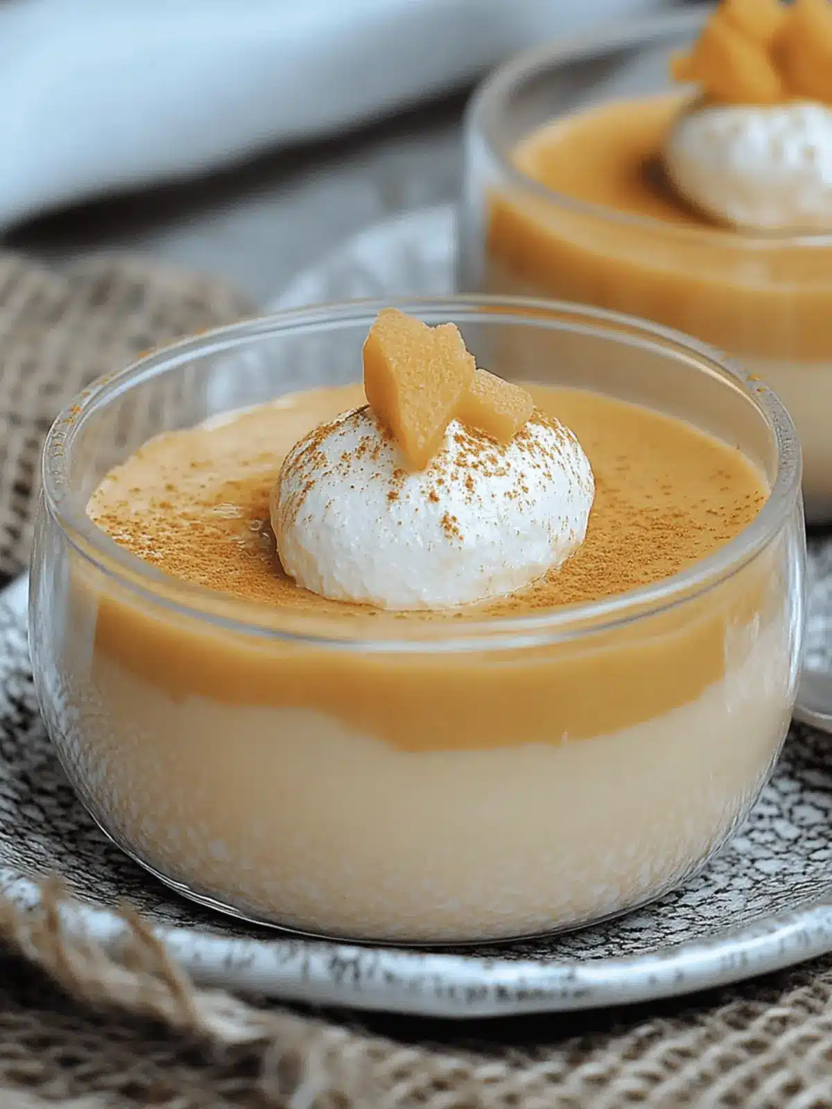 Sweetpotato Panna Cotta
