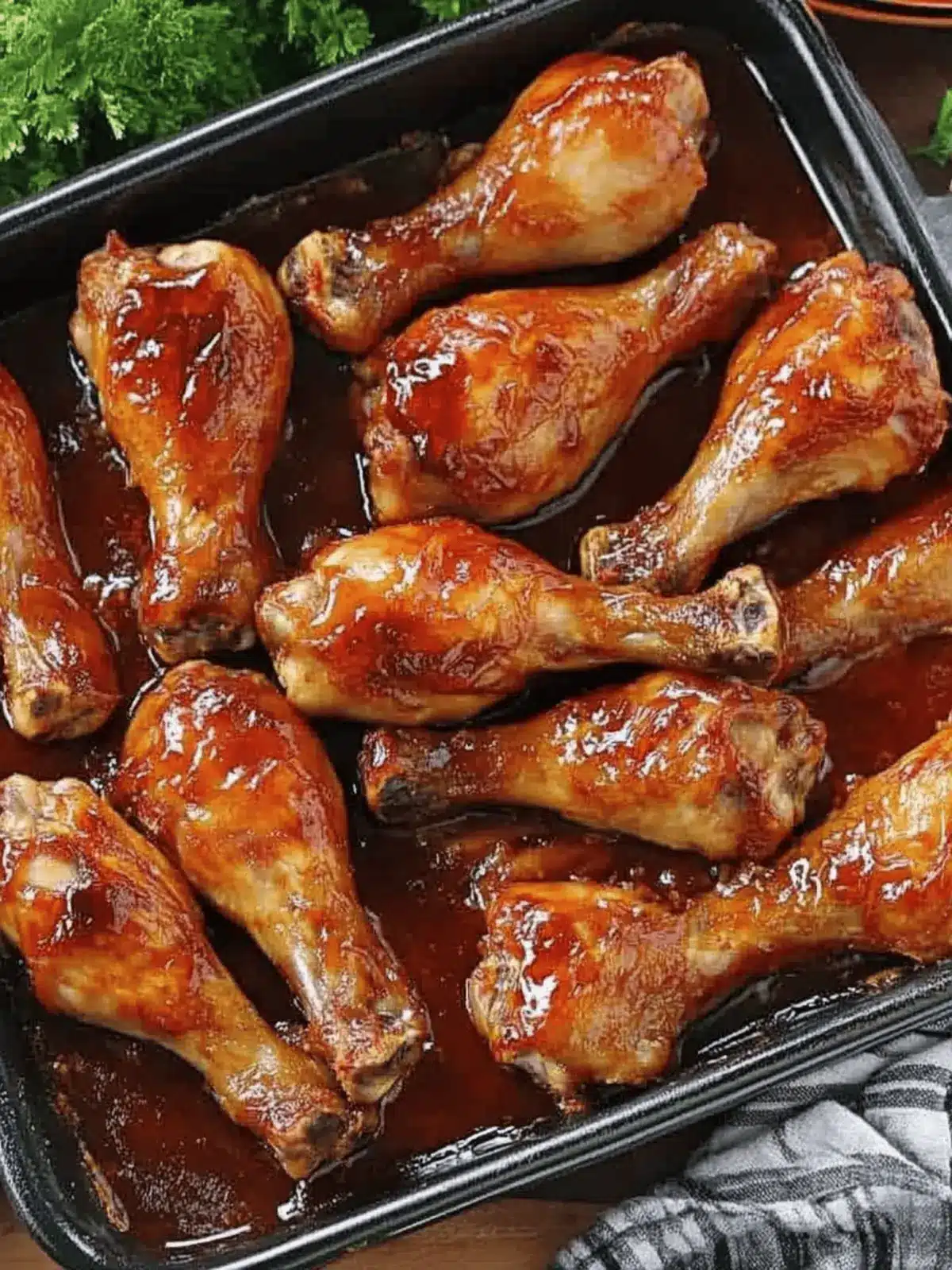 Caramelized Baked Chicken Legs/Wings