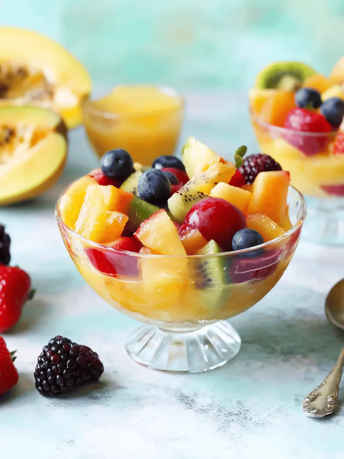 Fruit Salad With Pudding!