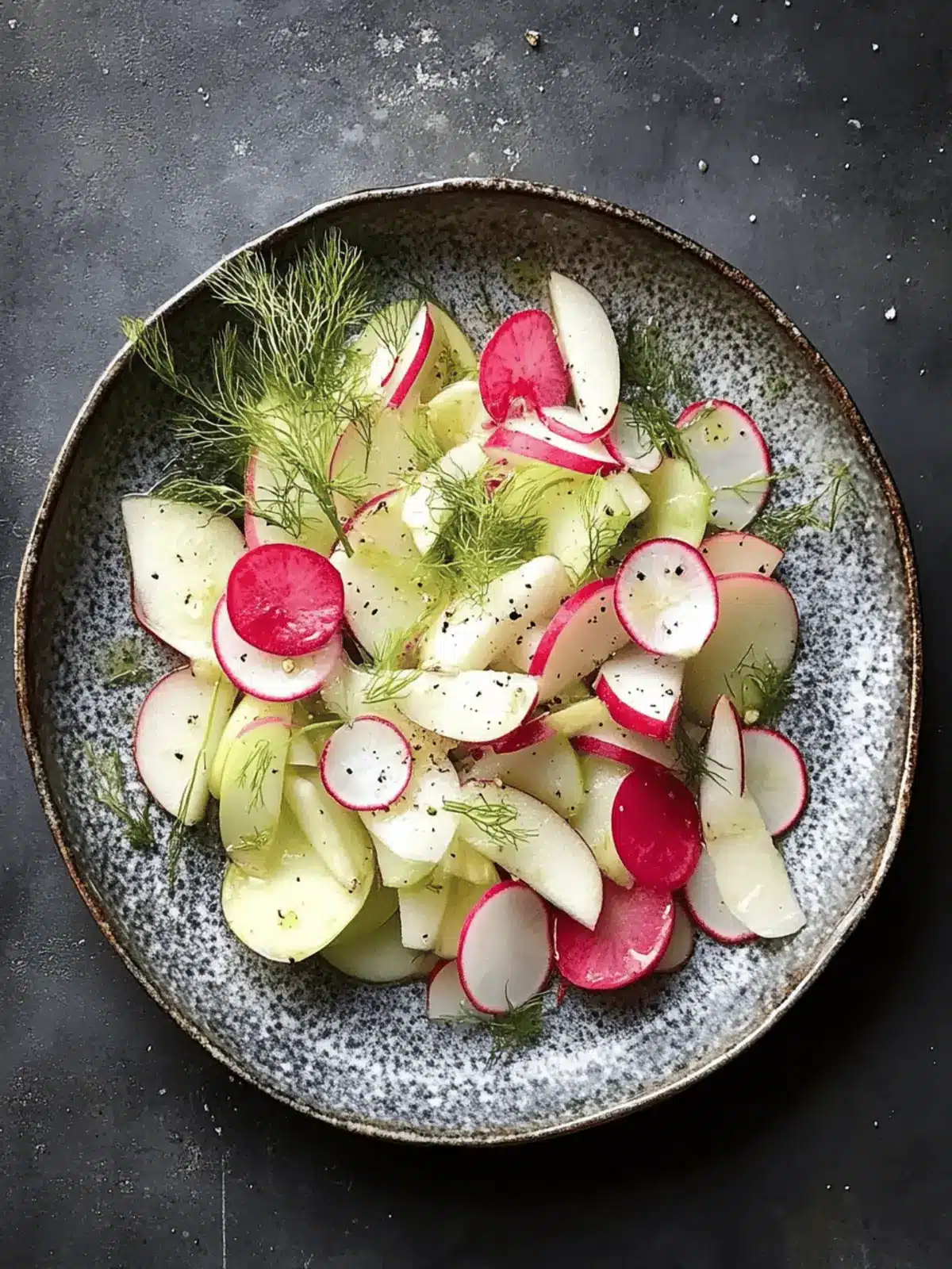 Fennel Salad With Apples & Radishes