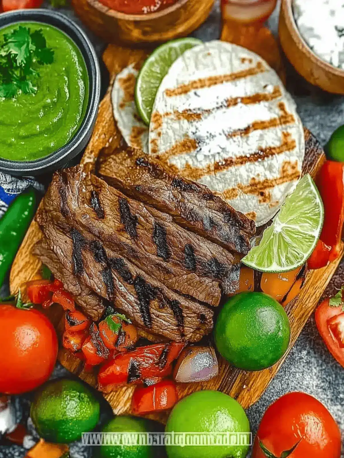 Grilled Steak Fajitas