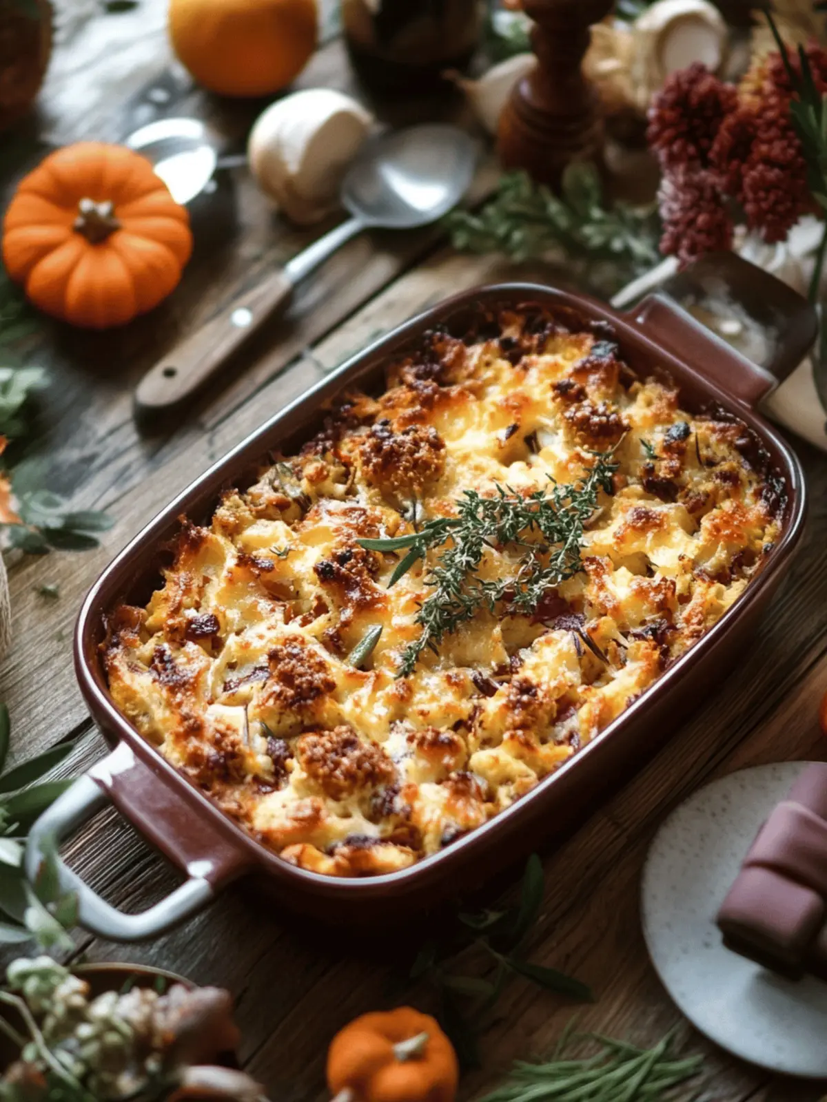 Thanksgiving Leftovers Casserole