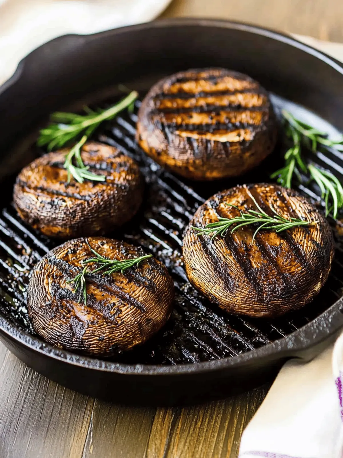 Grilled Portobello Mushrooms