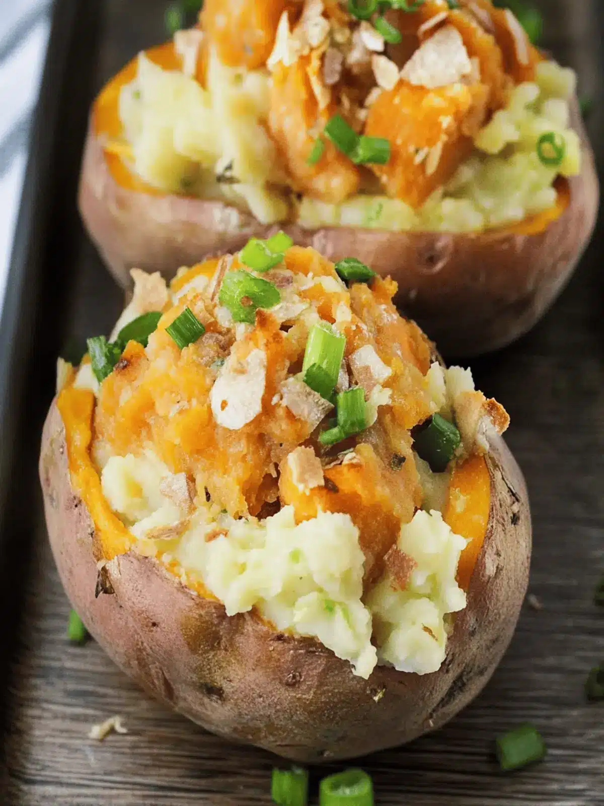 Twice-Baked Colcannon Sweetpotatoes