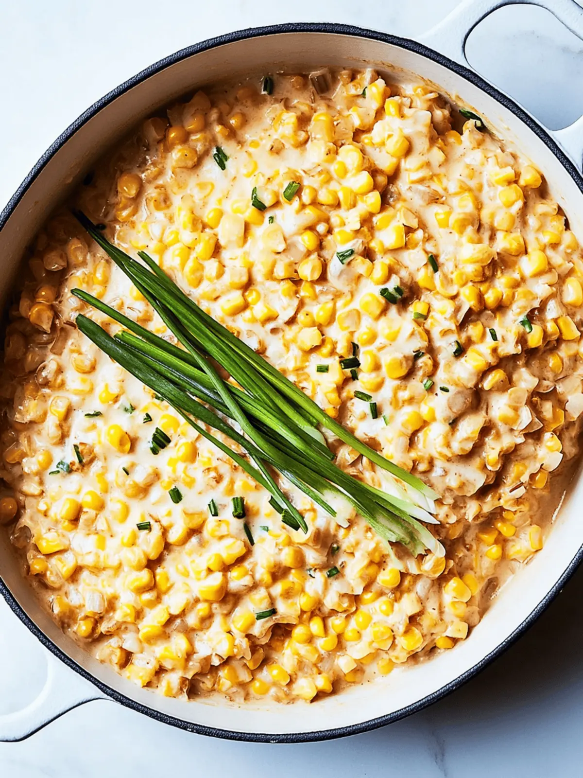 Creamed Dried Sweet Corn With Onion and Chives Bliss 2 Creamed Dried Sweet Corn With Onion and Chives